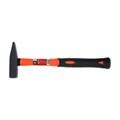 Молоток слесарный ЛОМ, квадратный боек, фиберглассовая обрезиненная рукоятка, 400 г 1672079 - фото 17101320