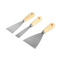 Набор шпателей ТУНДРА, деревянная рукоятка, 25-50-80 мм, 3 шт. 2393864 - фото 17102040