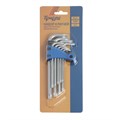 Набор ключей ТУНДРА, TORX Tamper, удлиненные, CrV, TT10 - TT50, 9 шт. 2354396 - фото 17102512