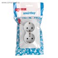 Розетка Smartbuy "Венера", двухместная, керамика, 16 А , с заземлением, белая 3032341 - фото 17103878