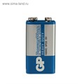 Батарейка солевая GP PowerPlus Heavy Duty, 6F22 (1604C)-1S, 9В, крона, спайка, 1 шт. 3045155 - фото 17103914