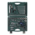 Набор инструментов в кейсе ТУНДРА, автомобильный, CrV, 1/2" и 1/4", 72 предмета 1720446 - фото 17104935