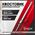 Хвостовик SDS-max для коронок буровых ТУНДРА, центрирующее сверло, 300 мм 2861586 - фото 17105000