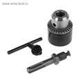 Набор для дрели ТУНДРА, переходник SDS-plus, патрон 1/2" - 20 UNF 1.5 - 13 мм 2393888 - фото 17105312