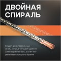 Бур по бетону ТУНДРА, крестовый наконечник, двойная спираль, SDS-plus, 10 х 160 мм 2771620 - фото 17106063