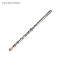 Бур по бетону ТУНДРА, крестовый наконечник, двойная спираль, SDS-plus, 10 х 210 мм 2771621 - фото 17106070