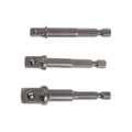 Набор адаптеров для торцевых головок ТУНДРА, сталь CrV, 1/2 x 75, 3/8 и 1/4" х 65 мм, 3 шт. 2270976 - фото 17106322