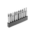 Набор бит ТУНДРА, сталь CrV, PH, PZ, SL, Torx х 50 мм, 10 шт. 2270981 - фото 17106436