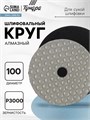 Алмазный гибкий шлифовальный круг ТУНДРА "Черепашка", для сухой шлифовки, 100 мм, № 3000 3594936 - фото 17107653