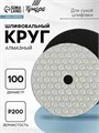 Алмазный гибкий шлифовальный круг ТУНДРА "Черепашка", для сухой шлифовки, 100 мм, № 200 3594933 - фото 17107674