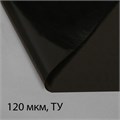 Плёнка из полиэтилена, техническая, толщина 120 мкм, чёрная, 10 х 3 м, рукав (1.5 × 2 м), Эконом 50%, для дома и сада 3671506 - фото 17108304