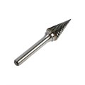 Борфреза ТУНДРА тип M коническая 25 градусов, 12 x 25 мм, хвостовик 6 мм 3130111 - фото 17108848