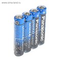 Батарейка солевая Panasonic General Purpose, AAA, R03-4S, 1.5В, спайка, 4 шт. 3795202 - фото 17108958