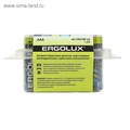 Батарейка алкалиновая Ergolux, AAA, LR03-24BOX (LR03 BP-24), 1.5В, набор 24 шт. 3781547 - фото 17109149