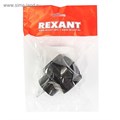 Тройник электрический REXANT, 6 А, без з/к, биметалл, черный 3763097 - фото 17109152