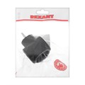 Тройник электрический REXANT, 6 А, без з/к, биметалл, черный 3763097 - фото 17109153