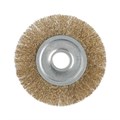 Щетка металлическая для УШМ ЛОМ, плоская, посадка 22 мм, 125 мм 2767956 - фото 17109262