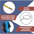 Рулетка-брелок ТУНДРА, обрезиненный корпус, 1 м х 6 мм 3295780 - фото 17110150