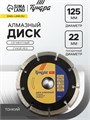 Диск алмазный отрезной ТУНДРА ПРОФИ, тонкий, сегментный, сухой рез, 125 х 1.4 х 22 мм 3005529 - фото 17112305