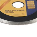 Диск алмазный отрезной ТУНДРА ПРОФИ, для реза плитки, сплошной, мокрый рез, 125х1.4х22 мм 3005530 - фото 17112313 Диск алмазный отрезной ТУНДРА ПРОФИ, для реза плитки, сплошной, мокрый рез, 125х1.4х22 мм 3005530 - фото 17112313