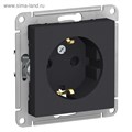Розетка SE ATLASDESIGN, 16 А, 250 В, встраиваемая, с з/к, шторки, IP20, карбон, ATN001045 4089420 - фото 17112360