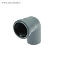 Отвод канализационный FLEXTRON, внутренний, d=50 мм, 90° 4332271 - фото 17113585
