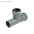 Тройник канализационный FLEXTRON, внутренний, d=50 мм, 90° 4332273 - фото 17113590