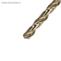 Сверло по металлу ТУНДРА, HSS-Co (5% кобальта), цилиндрический хвостовик, 8 х 115 мм 4087166 - фото 17114494