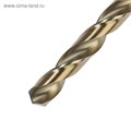 Сверло по металлу ТУНДРА, HSS-Co (5% кобальта), цилиндрический хвостовик, 9 мм 4087167 - фото 17114499