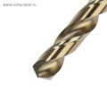 Сверло по металлу ТУНДРА, HSS-Co (5% кобальта), цилиндрический хвостовик, 12 мм 4087169 - фото 17114509