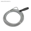 Трос сантехнический ZEIN engr, оцинкованный, с ручкой, d=5 мм, L=5 м 4283056 - фото 17115550