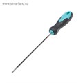 Напильник ТУНДРА, для цепей с шагом 1/4", круглый, У10, 2К рукоятка, d=4 мм, №3, 200 мм 4439282 - фото 17117043