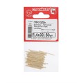 Гвозди СТРОЙБАТ, финишные, латунированные, 1,4x30 мм, 50 шт 4747737 - фото 17117267