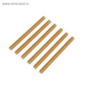 Клеевые стержни ТУНДРА, 7 х 100 мм, золотистые с блестками, 6 шт. 4686961 - фото 17118497