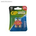 Батарейка алкалиновая GP Ultra Plus, AAA, LR03-2BL, 1.5В, блистер, 2 шт. 4857389 - фото 17118927