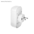 Разветвитель Smartbuy, 10 А, 250 B, 2 гнезда, без заземления, плоский 4873636 - фото 17119077