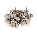 Гвозди ТУНДРА, декоративные, 19х22 мм, хром, 200 шт 4647160 - фото 17120770