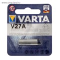 Батарейка алкалиновая Varta Professional, А27 (27A, MN27, V27A)-1BL, 12В, блистер, 1 шт. 5217276 - фото 17120945