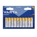 Батарейка алкалиновая Varta Energy, AA, LR6-10BL, 1.5В, блистер, 10 шт. 5217302 - фото 17120961