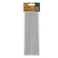 Клеевые стержни ТУНДРА, 11 х 200 мм, серебристые с блестками, 6 шт. 4967886 - фото 17121382