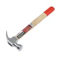 Молоток-гвоздодер ЛОМ, деревянная рукоятка, 225 г 4987613 - фото 17121843