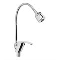 Смеситель для кухни ZEIN Z66350352, гибкий излив, картридж 40 мм, двухрежимный аэратор, хром 5118186 - фото 17122216
