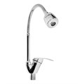 Смеситель для кухни ZEIN Z66350352, гибкий излив, картридж 40 мм, двухрежимный аэратор, хром 5118186 - фото 17122217