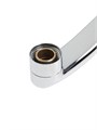 Излив для смесителя ZEIN, 3/4", изогнутый, нерж. сталь, 40 см, аэратор пластик 5149021 - фото 17123846