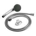 Набор для душа ZEIN Z0301, шланг 150 см, держатель, гайки пластик, лейка 1 режим 5149040 - фото 17124157
