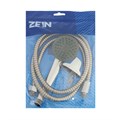 Набор для душа ZEIN Z0301, шланг 150 см, держатель, гайки пластик, лейка 1 режим 5149040 - фото 17124159