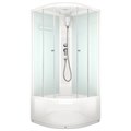Душ.кабина DOMANI-Spa Delight 99, поддон 45 см, белые стенки, 90х90 см, прозрачная 6581897 - фото 17126479