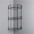 Полка для ванной угловая 3-х ярусная, 19×19×41 см, цвет хром 6827806 - фото 17126758