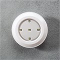 Ночник с ПДУ 16043/1  LED от батареек 3ААА белый 9х9х2 см RISALUX 5095260 - фото 17126947