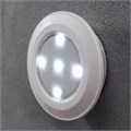 Ночник с ПДУ 16043/1  LED от батареек 3ААА белый 9х9х2 см RISALUX 5095260 - фото 17126949